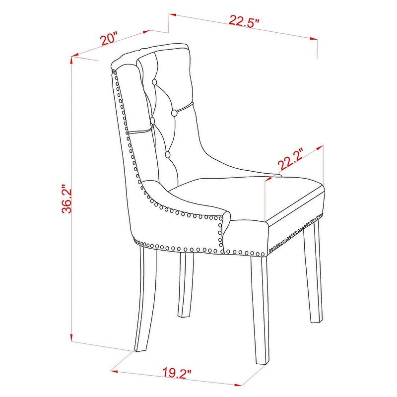 East West Furniture Dining Room Set- a Wooden Table and Light Beige Linen Fabric Dining Chairs, (Pieces & Finish Options)