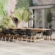 Option Black Armchairs - Light Wood