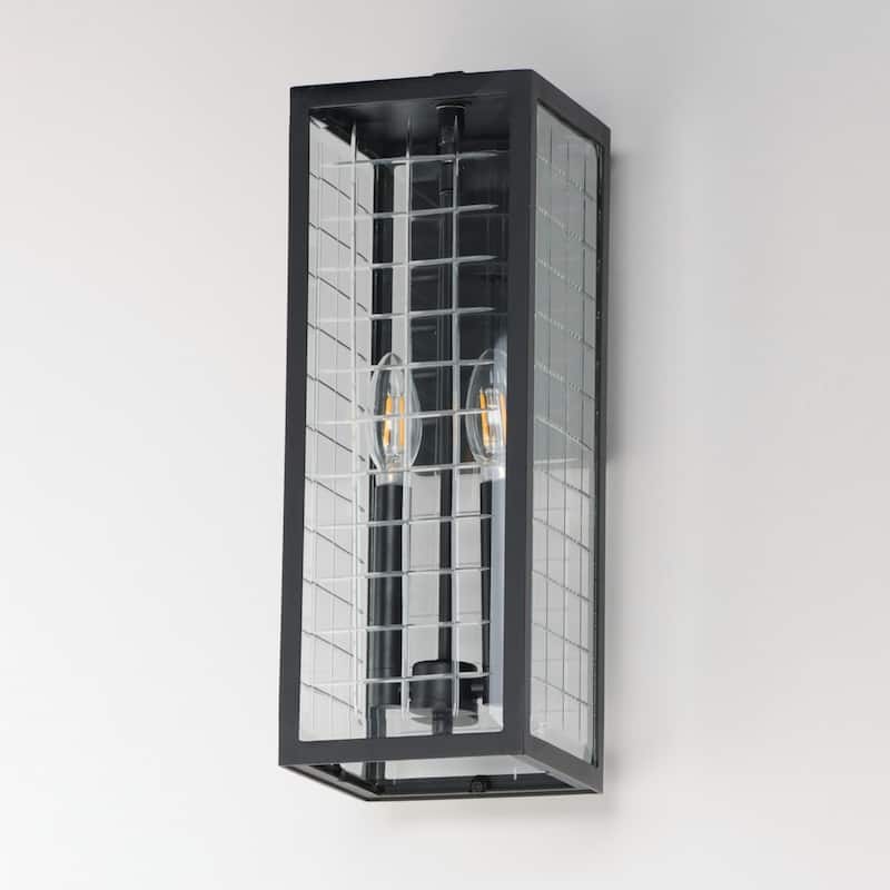 Maxim 30693CL Magnus 2 Light 17" Tall Outdoor Wall Sconce