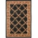 preview thumbnail 19 of 66, SAFAVIEH Lyndhurst Setareh Traditional Oriental Trellis Rug 5'3" x 7'6" - Black/Brown - Rectangle