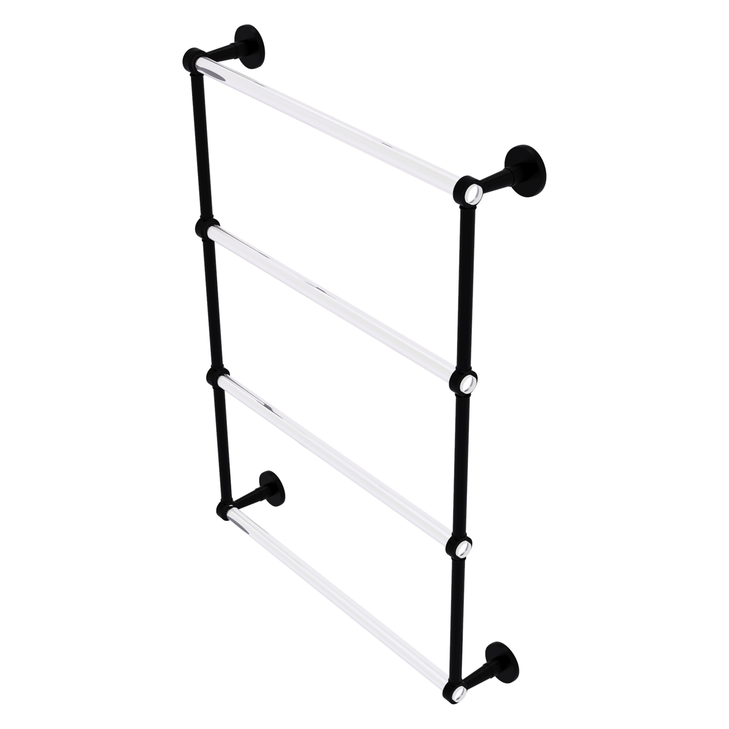 Allied Brass Clearview Collection 4 Tier 24 Inch Ladder Towel Bar