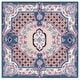 preview thumbnail 66 of 118, SAFAVIEH Handmade Bellagio Fronnie Oriental Medallion Wool Rug 5' Square - Pink/Ivory - Square