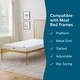 preview thumbnail 6 of 11, Lucid SureCool 6-Inch Gel Memory Foam Mattress, Medium-Firm Feel, Made in the USA