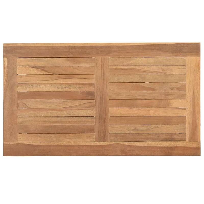 vidaXL Coffee Table Brown Solid teak wood
