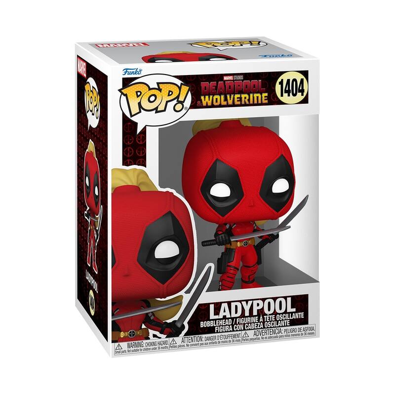 Funko POP! Marvel Deadpool & Wolverine Ladypool 3.75" Vinyl Figure (#1404) - Multi-Color