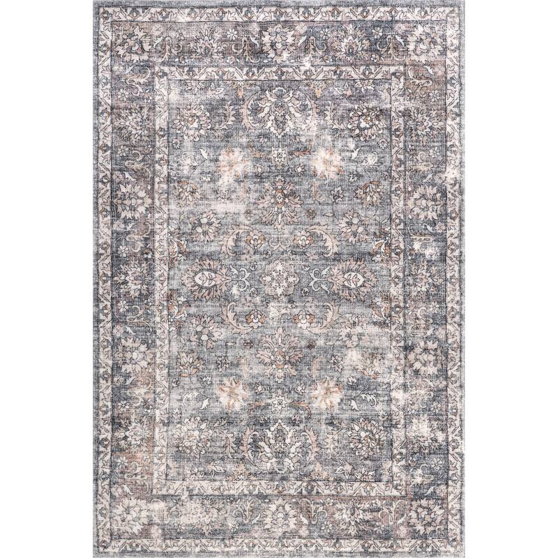 Nuloom Tahlea Medallion Machine Washable Area Rug