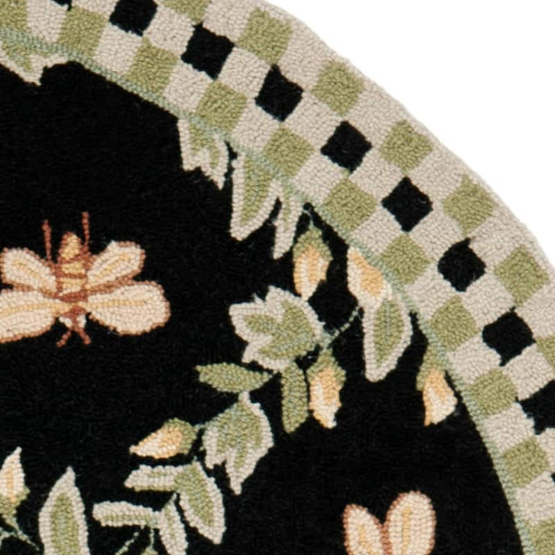 SAFAVIEH Handmade Chelsea Aubree French Country Trellis Wool Rug