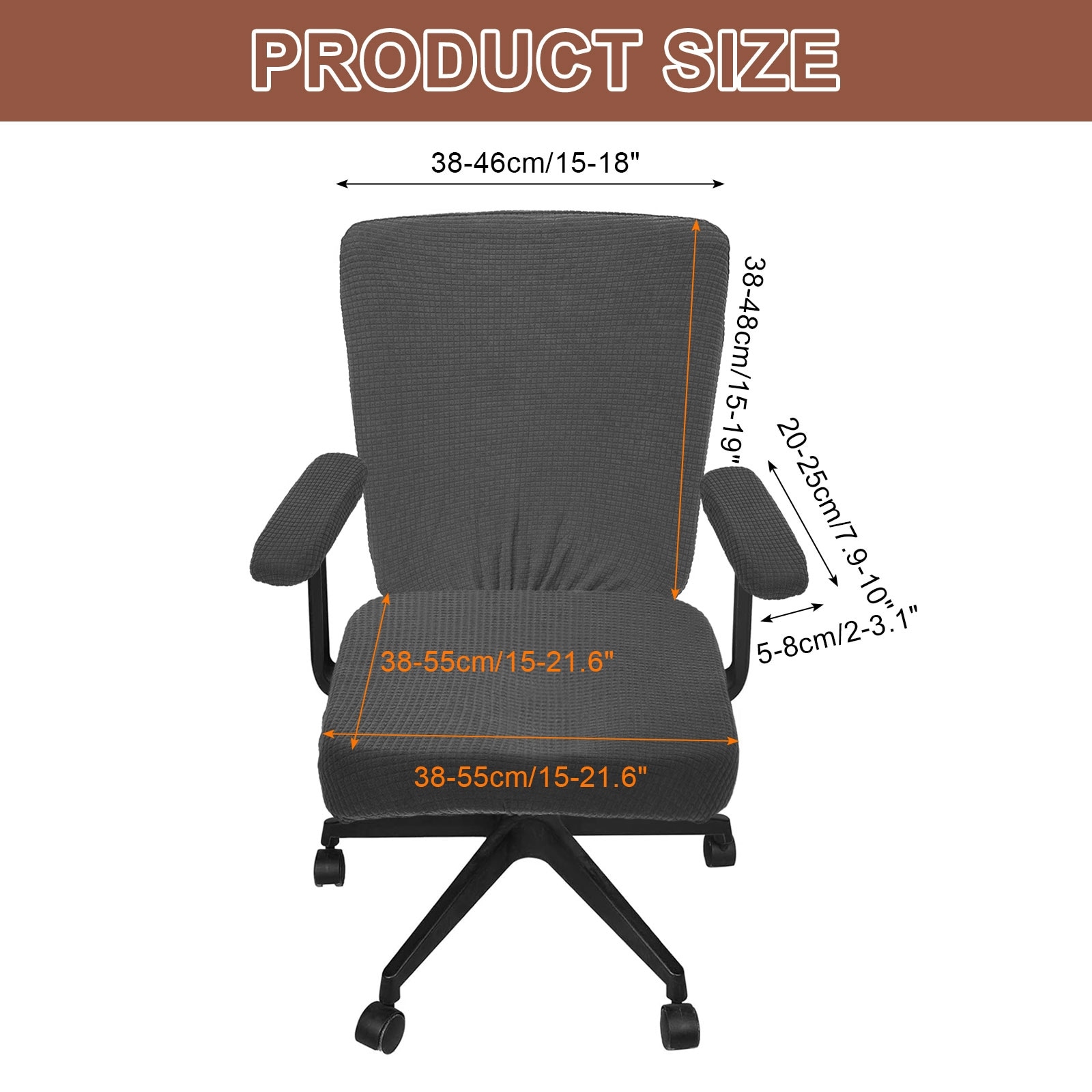 Office Chair Covers, Stretchable Computer Chair Slipcover