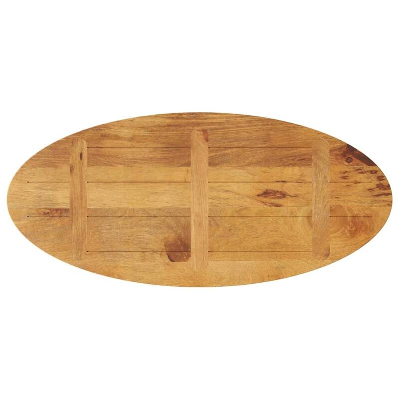 vidaXL Table Top Replacement Board Coffee Dining Room Oval Solid Wood Acacia - 55.1" x 19.7"/ 1