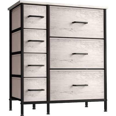 Dresser w/ 7 Drawers - Furniture Storage Tower Unit for Home, Bedroom