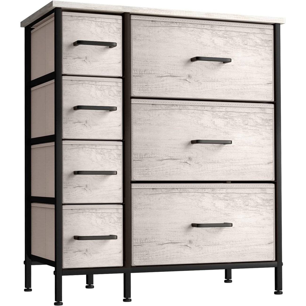 Dresser w/ 7 Drawers - Furniture Storage Tower Unit for Home, Bedroom
