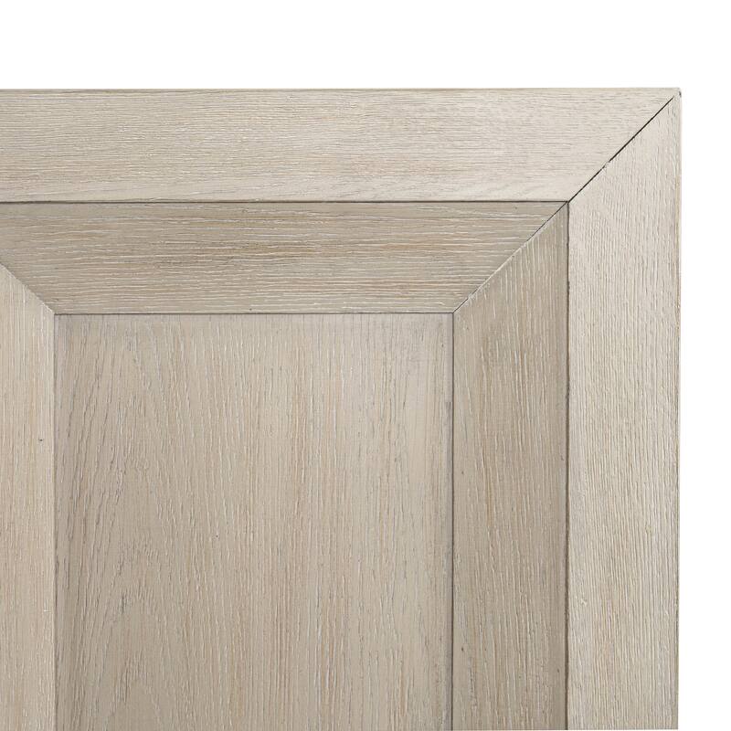 Furniture of America Durem Modern Classic 5-Piece Solid Wood Panel Bedroom Set with 2-Drawer Oversized Nightstand