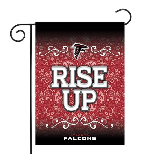 18" x 13" Red and White NFL Atlanta Falcons Outdoor Garden Flag - N/A