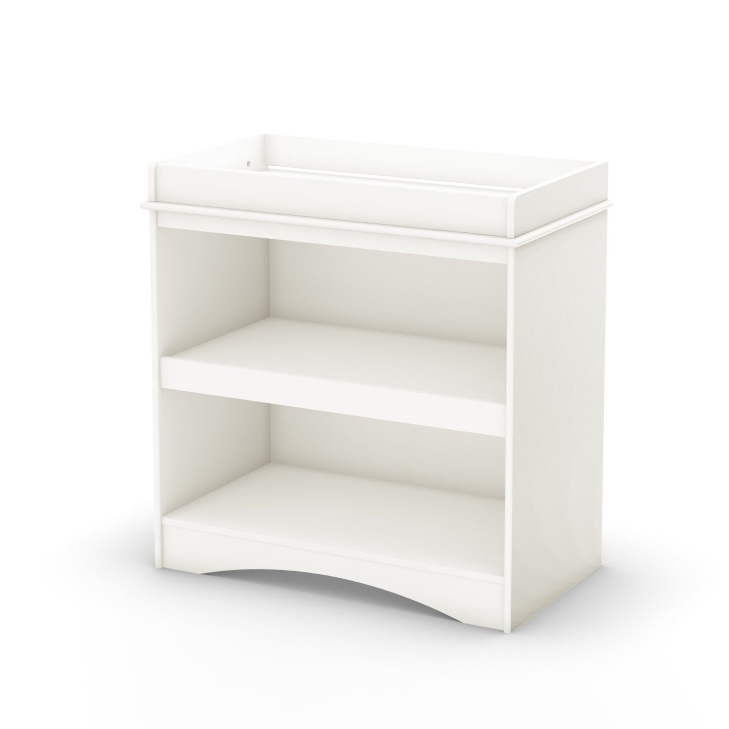 white wooden baby changing unit