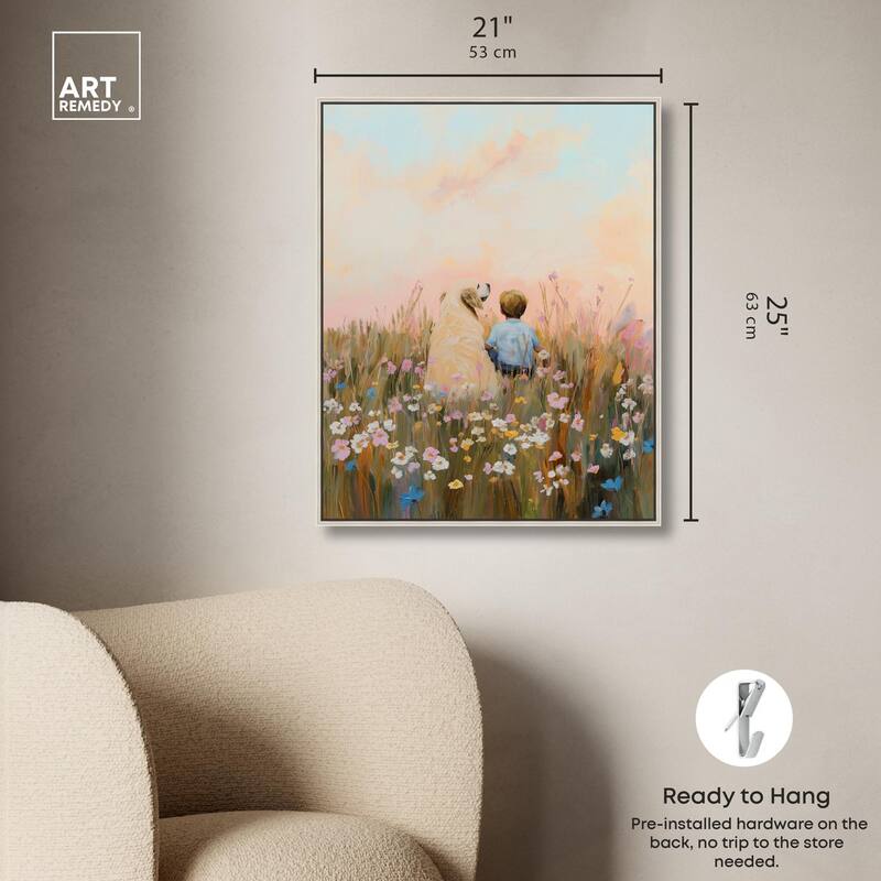 Sunset Companions Canvas by Art Remedy