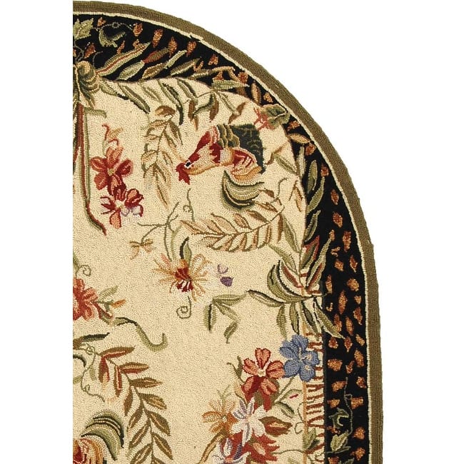 SAFAVIEH Handmade Chelsea Asmaa French Country Rooster Wool Rug