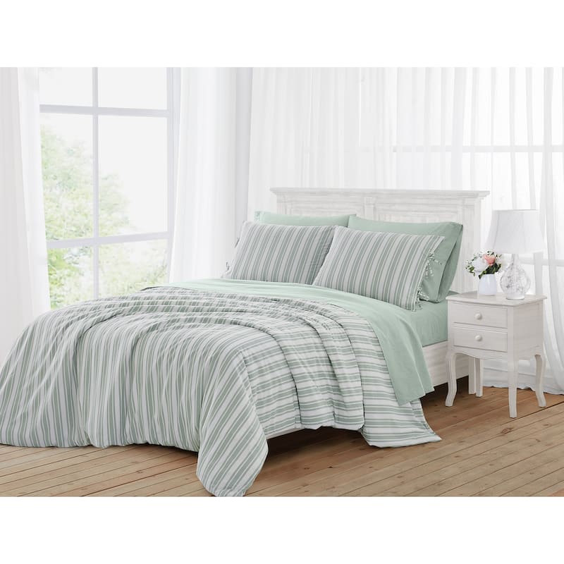The Farmhouse by Rachel Ashwell Wide Ticking Stripe 3 Piece Comforter Set