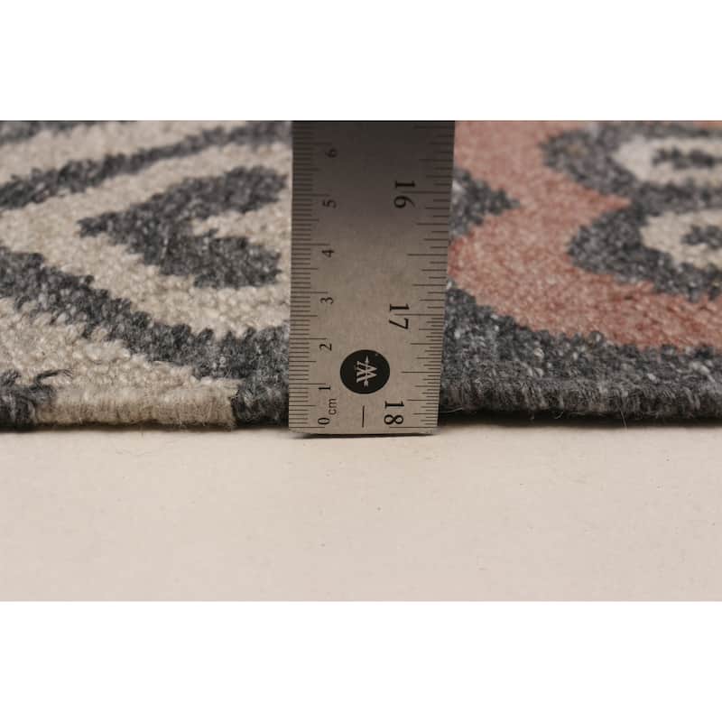 Ankara FW Grey Kilim 5'2" x 8'0" - 5'2 x 8'0