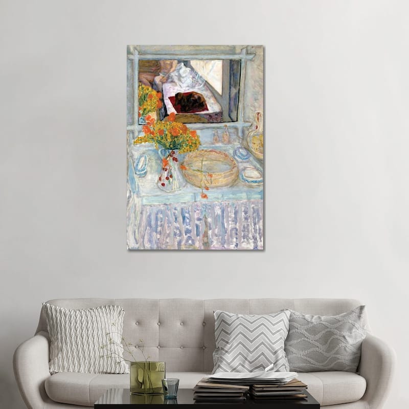 iCanvas "Dressing Table With Mirror, C.1913" by Pierre Bonnard Canvas Print - 48x32x1.5