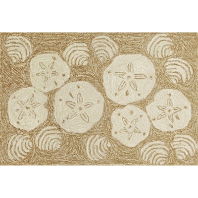 Liora Manne Frontporch Shell Toss Indoor/Outdoor Rug - 2' x 3'