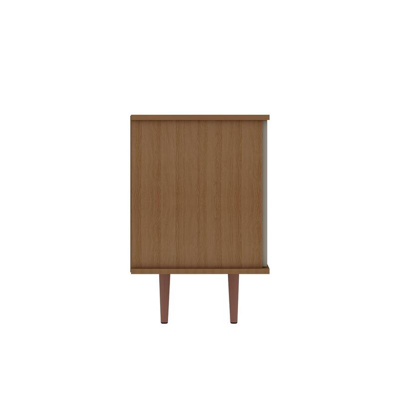 Hampton Mid Century Modern Wood 53.54 Media Cabinet Console
