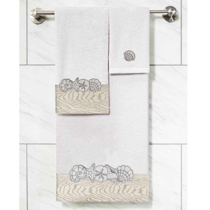 Authentic Hotel and Spa Turkish Cotton Shell Row 3PC Towel Set