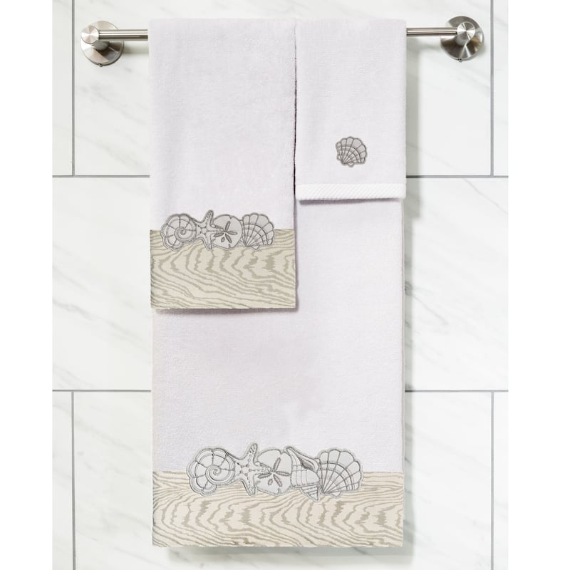 Authentic Hotel and Spa Turkish Cotton Shell Row 3PC Towel Set