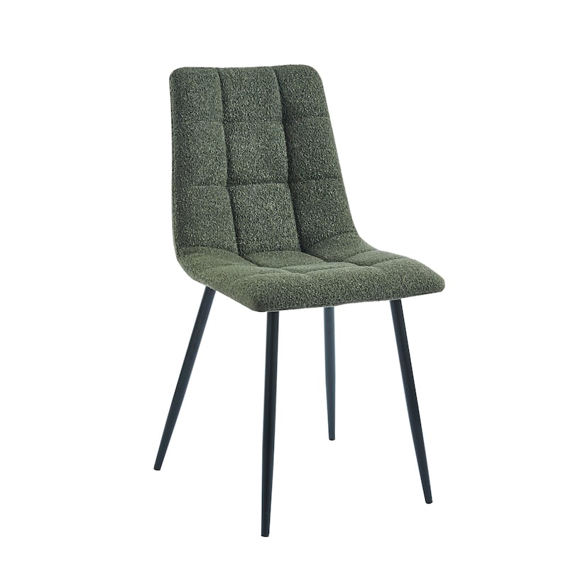 Porthos Home Tomas Fabric Dining Chairs with Steel Legs, Set of 2