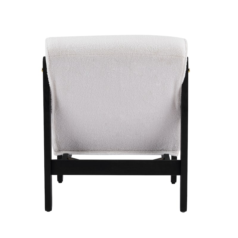 Scott Living - Modern Upholstered Accent Chair with Plush Layered Cushion & Solid Wood Frame - 25.75"W