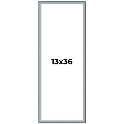 13x36 Frame Rustic Sky Blue Solid Wood Picture Frame | 0.75 Inch