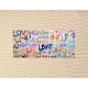ABSTRACT LOVE Beach Towel By Jolina Anthony - 36" x 72"
