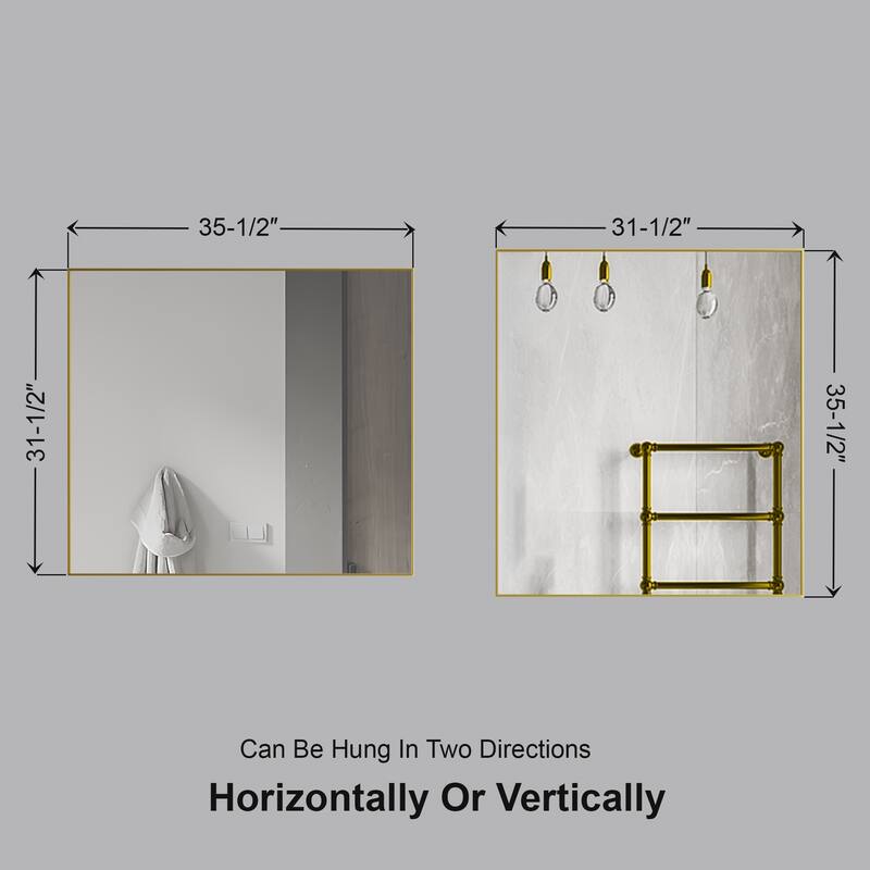 Catton Mirror - Rectangle 32" High