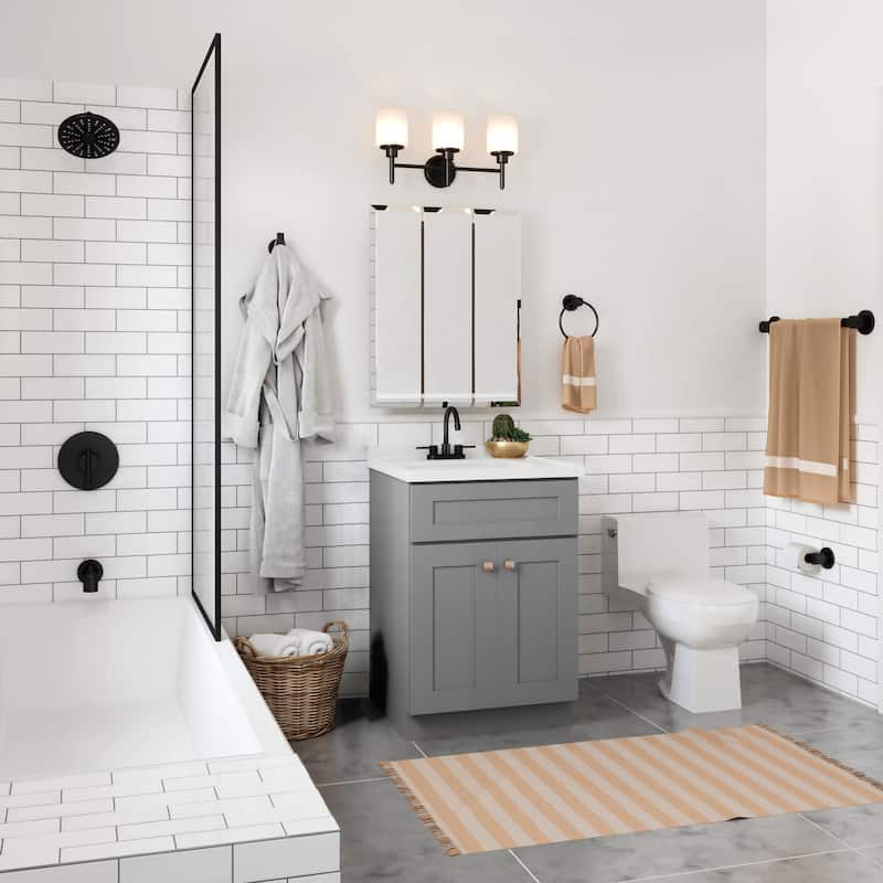Design House 215525 Brookings 24" Free Standing Single Basin Vanity