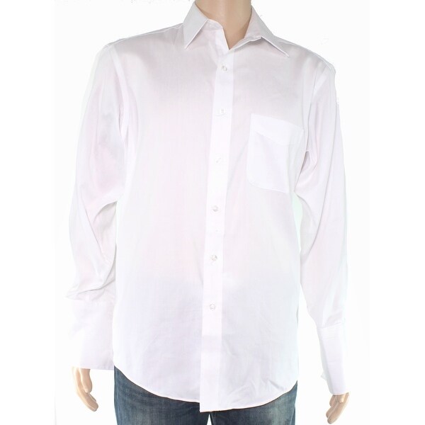 mens white stretch shirt