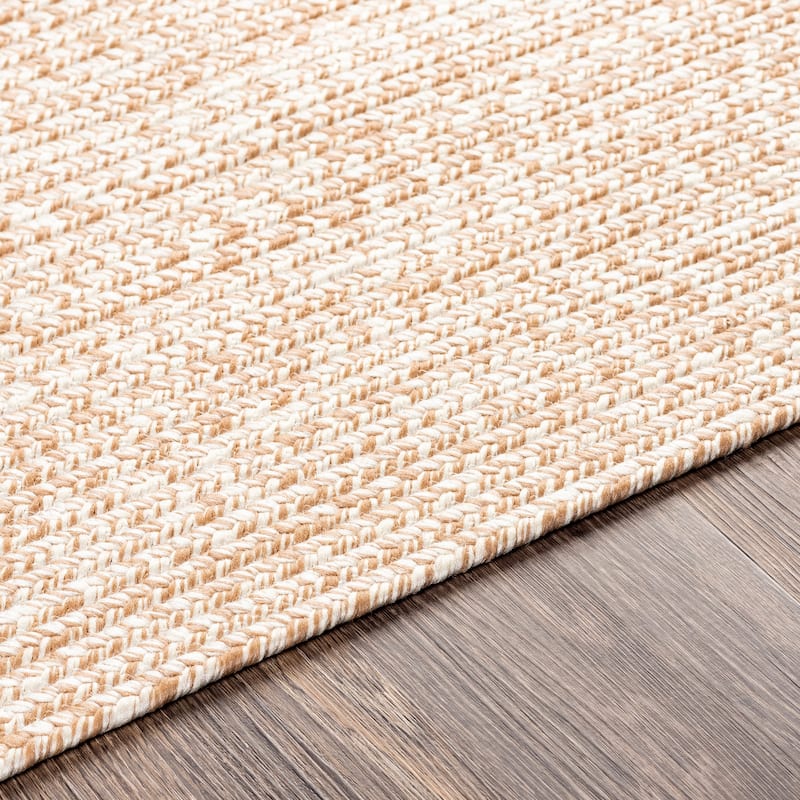 Livabliss Sharrah Indoor/ Outdoor Solid Braided Area Rug