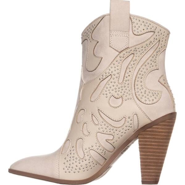 Shop Carlos By Carlos Santana Sterling Cowboy Boots Winter White