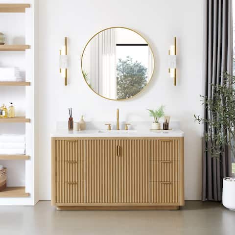 Cadiz Bath Vanity with Composite Stone Top without Mirror