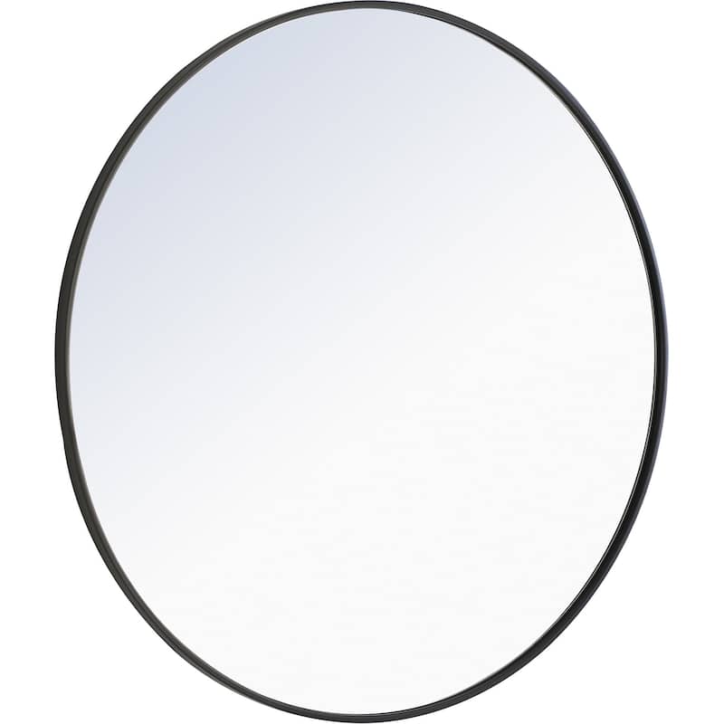 Elegant Lighting Eternity 36" Diameter Circular Beveled Metal Framed