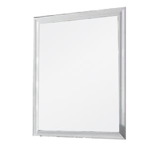 Tyra 39 Inch Wall Mirror, Rectangular Wood Frame, White - Bed Bath ...