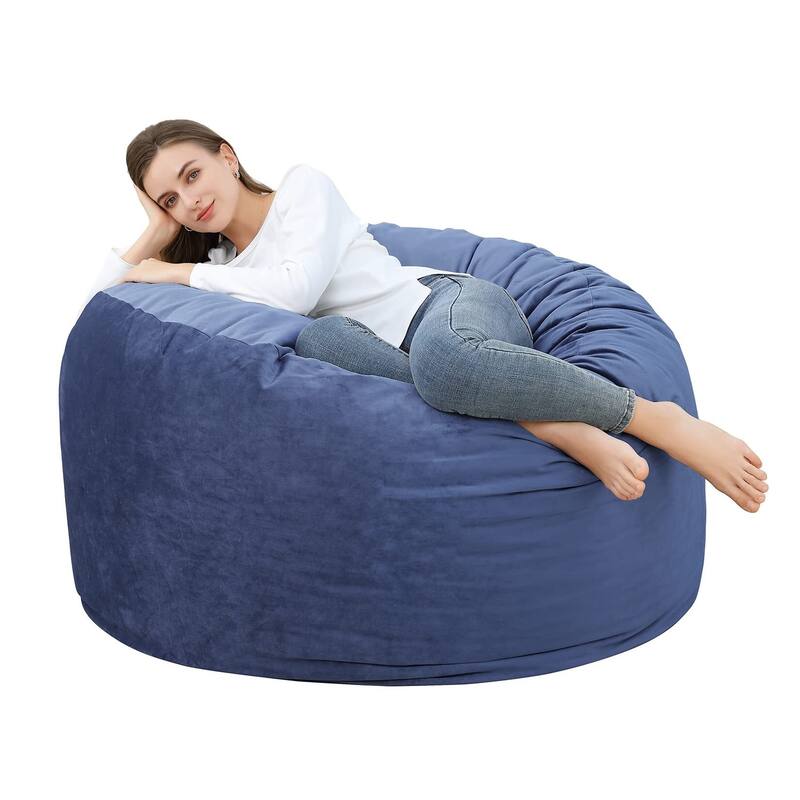 Giant Bean Bag Chair with HighRebound Memory Foam On Sale Bed Bath