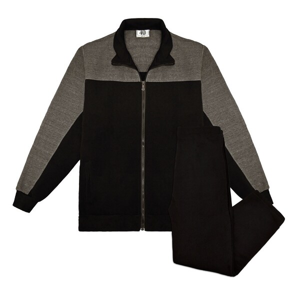 Victory Outfitters Men's Athletic Fleece Track Jacket and Matching