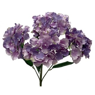 Purple Hydrangea Bush Artificial Flower