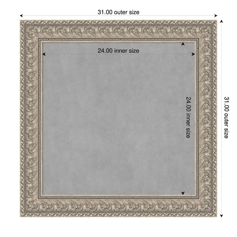 Amanti Art Sydney Silver Framed - 31 x 31 in