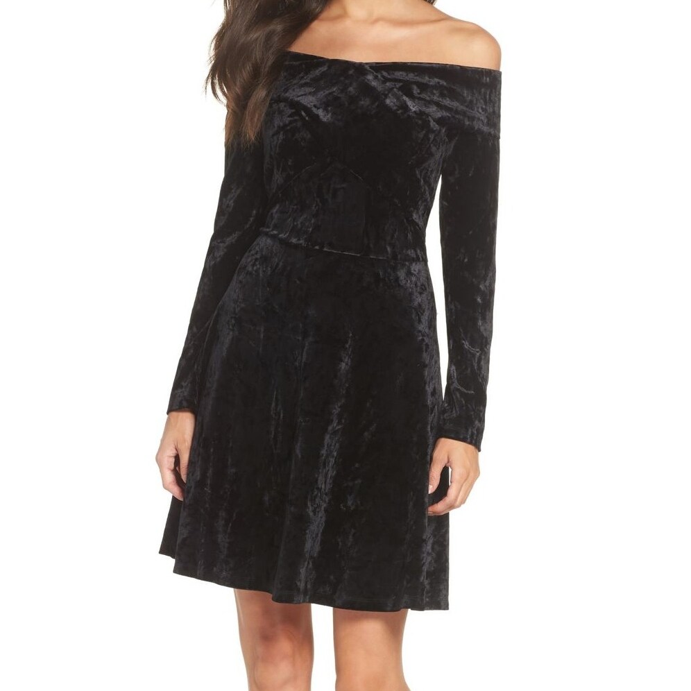 chelsea28 velvet midi dress