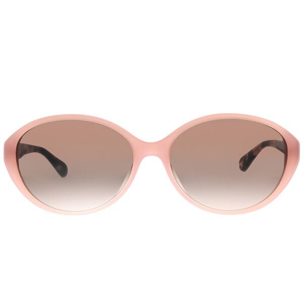 Kate Spade Low Bridge Fit Ks Catrine F S Oo4 Ha Womens Pink Frame Brown Gradient Lens Sunglasses Overstock 30272266