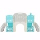 preview thumbnail 60 of 70, 8-in-1 Ocean-Themed Kids Slide Playset