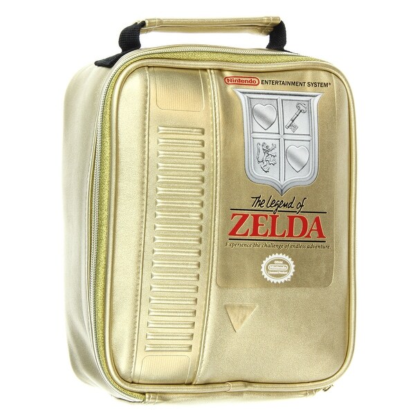 gold lunch bag