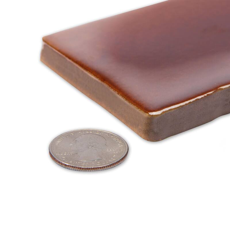 Merola Tile Viva Espresso 3" x 6" Ceramic Wall Tile