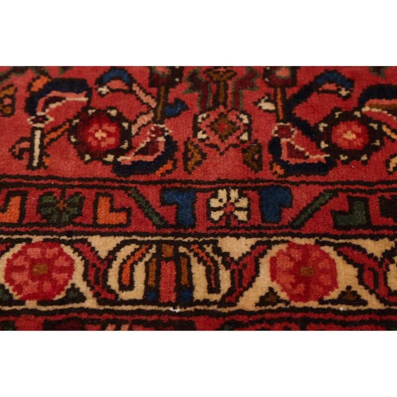 ECARPETGALLERY Hand-knotted Andelz Red Wool Rug - 3'6 x 4'10