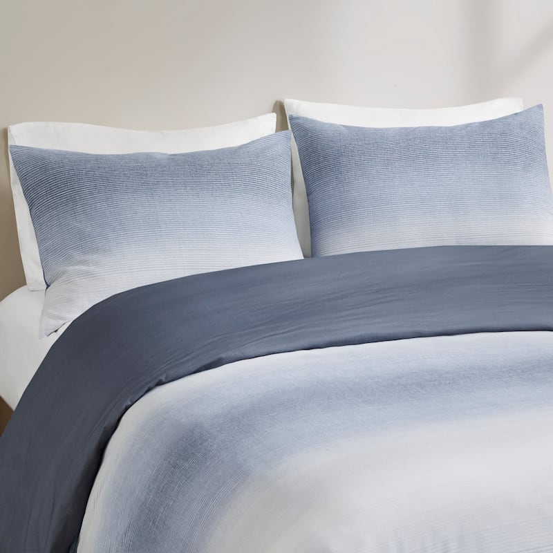 Croscill Casual Callista Blue 3 Piece Duvet Set